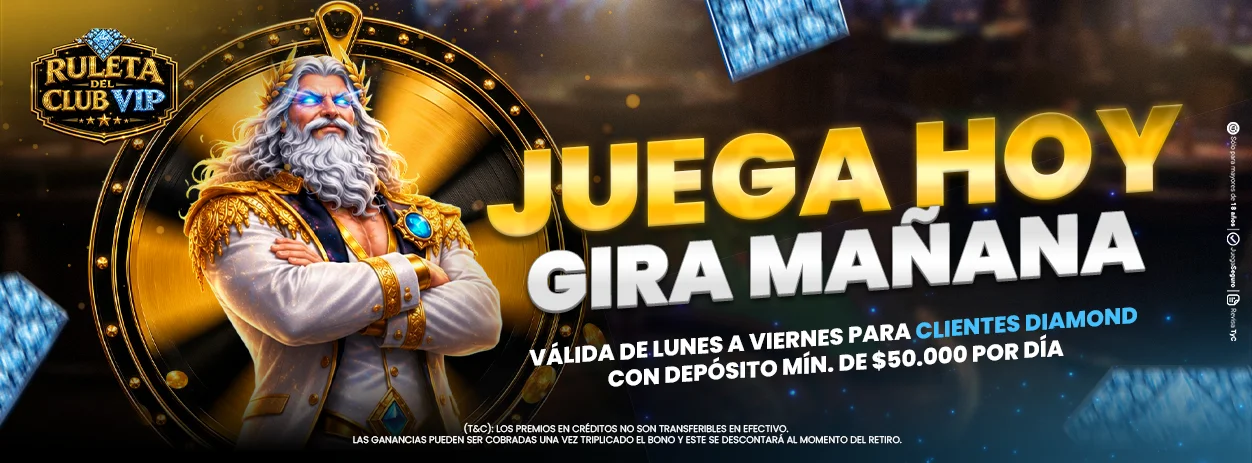 Banner de RULETA DEL CLUB VIP